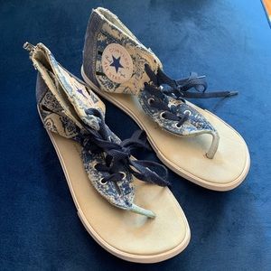Converse All Star Denim Sandals 8.5